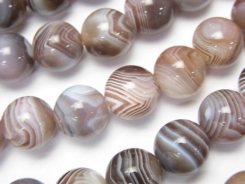 Botswana Agate, Round Gemstone Beads