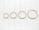 14KGF hoop earrings [10mm][12mm][14mm][17mm][20mm][24mm][30mm] 1 pair!