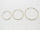 14KGF hoop earrings [10mm][12mm][14mm][17mm][20mm][24mm][30mm] 1 pair!
