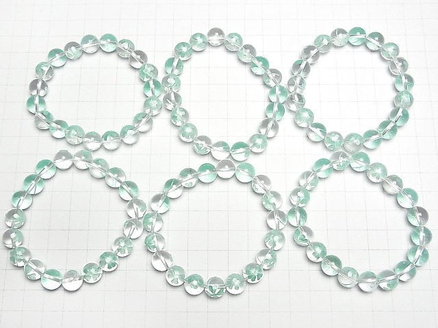 [Video] Green color! Clover with engraving! Crystal AAA Round 8 mm, 10 mm, 12 mm half or 1 strand