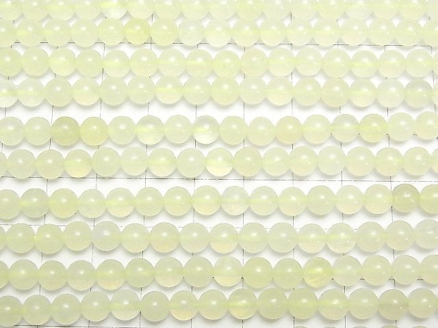 [Video] New Jade Round 6mm 1strand beads (aprx.15inch/36cm)