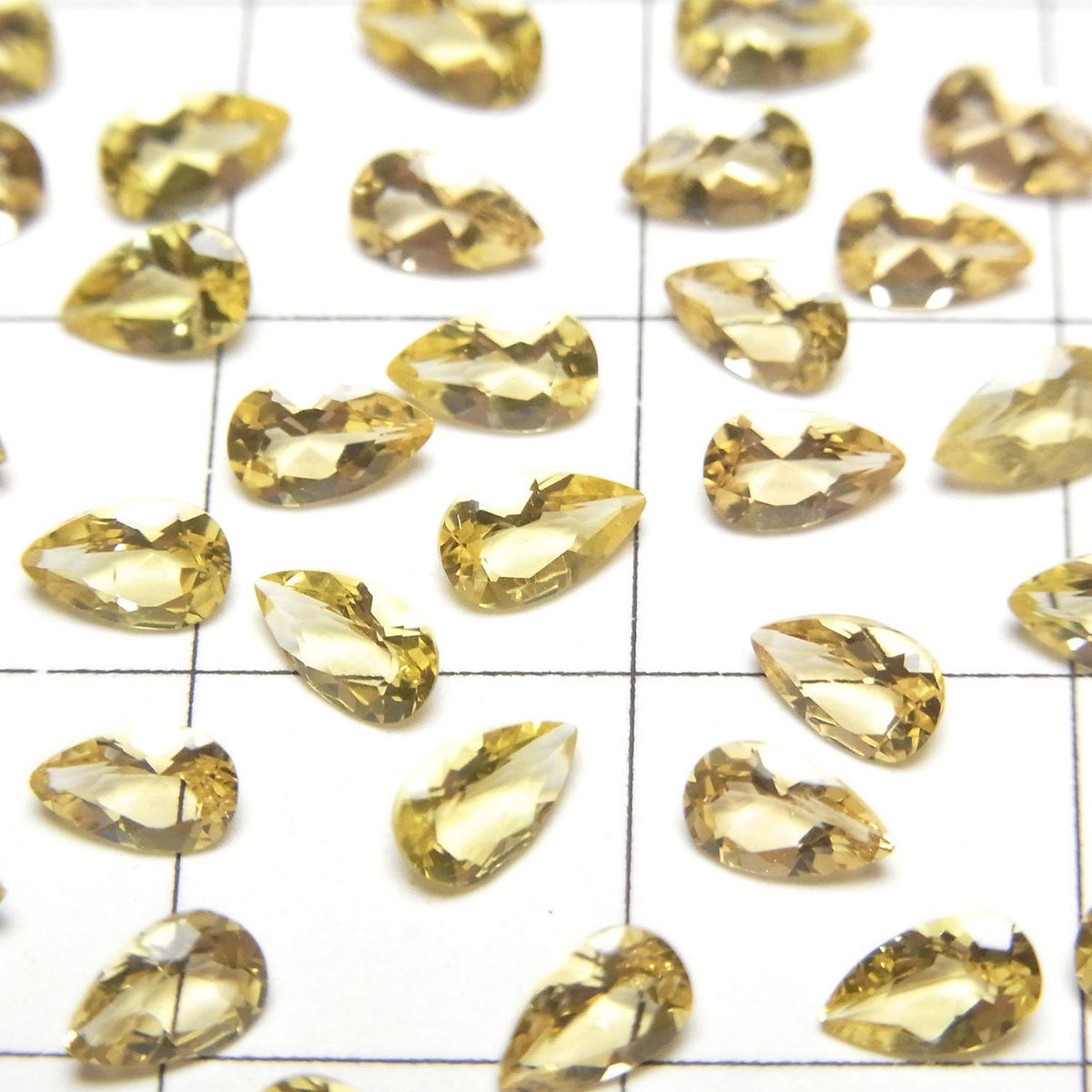 優質金綠柱石 AAA 梨形刻面裸石 5x3毫米 [淺色] 5顆