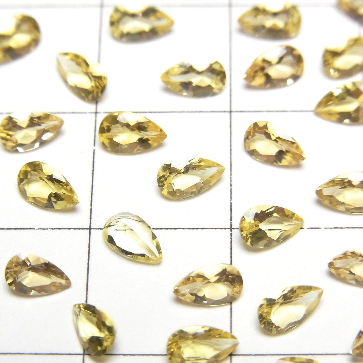 優質金綠柱石 AAA 梨形刻面裸石 5x3毫米 [淺色] 5顆