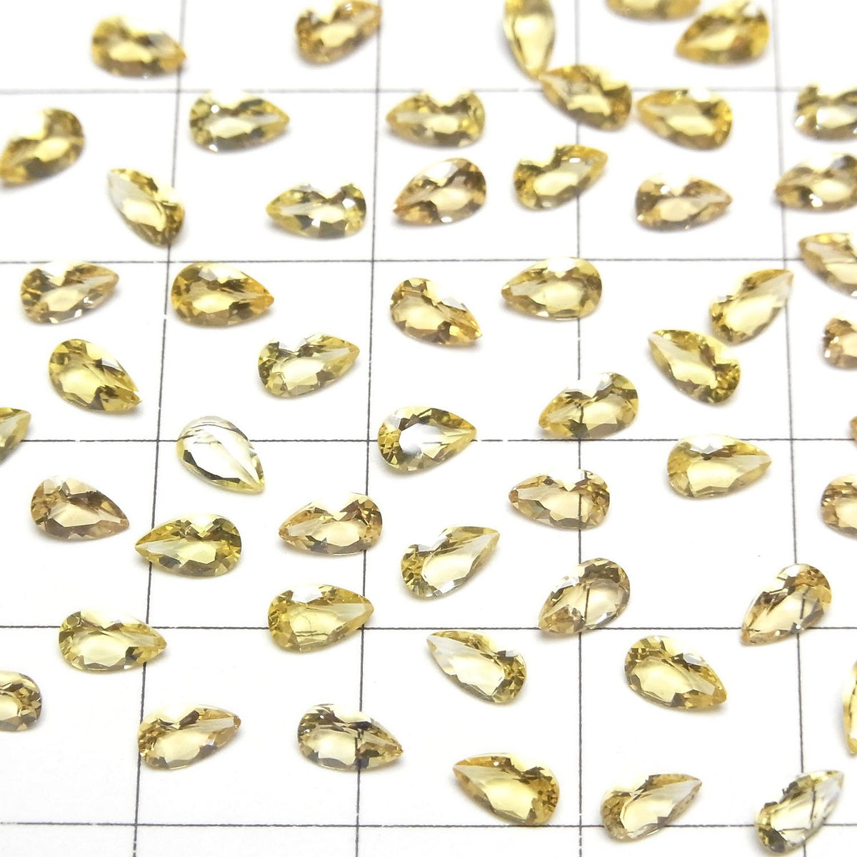 優質金綠柱石 AAA 梨形刻面裸石 5x3毫米 [淺色] 5顆