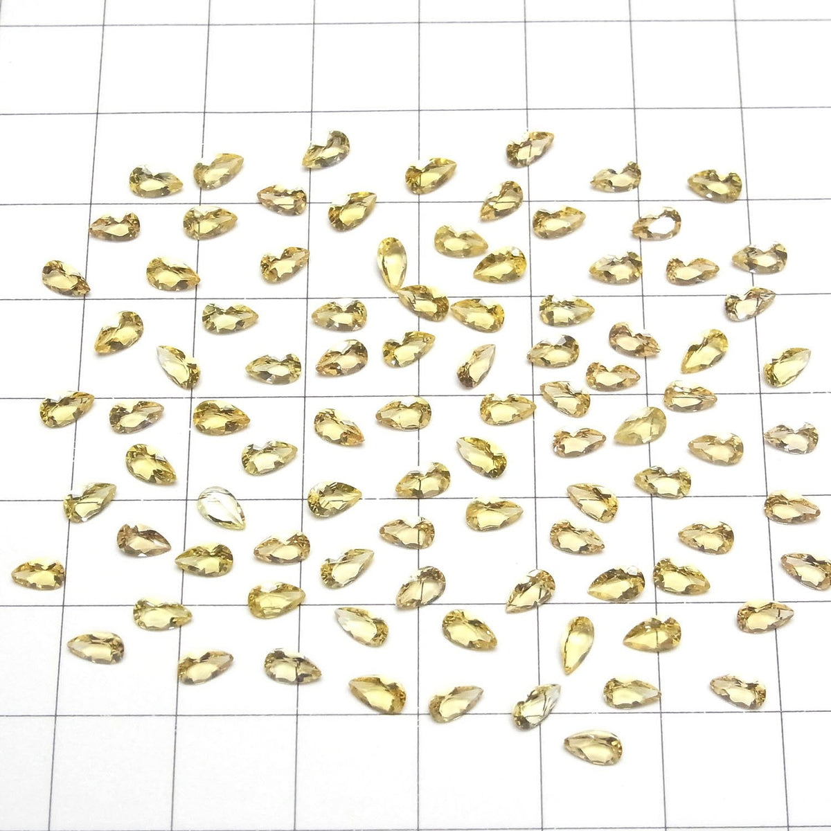 優質金綠柱石 AAA 梨形刻面裸石 5x3毫米 [淺色] 5顆