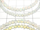 [Video]High Quality Ethiopian Opal AAA Semi Round 3-4mm Bracelet