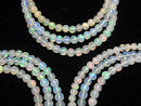 [Video]High Quality Ethiopian Opal AAA Semi Round 3-4mm Bracelet