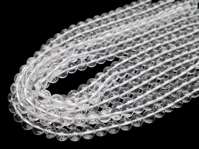 [Video] Tarak (Sanskrit Characters) Carving! Crystal AAA Round 8 mm, 10 mm, 12 mm, 14 mm, 16 mm half or 1 strand