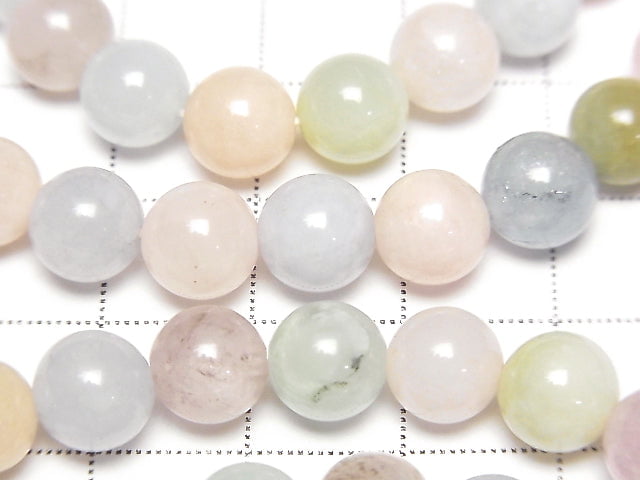 [Video] Beryl Mix (Multicolor Aquamarine) AA++ Round 8mm Bracelet