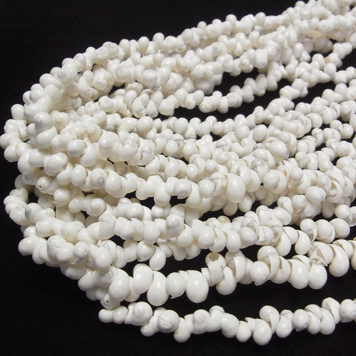 Mongo Shell 1strand beads (aprx.34inch/86cm)