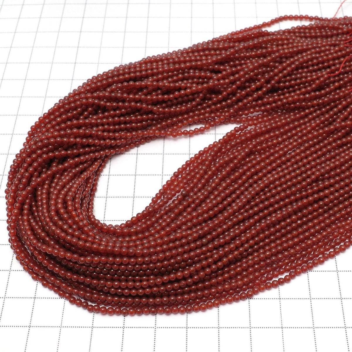 Red Agate Round 2mm 1strand beads (aprx.15inch / 37cm)