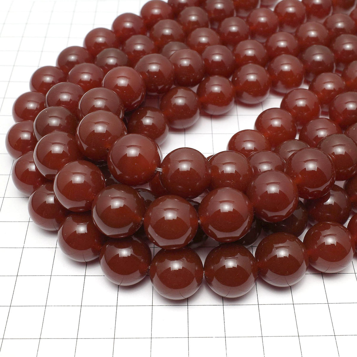 Red Agate AAA Round 16 mm half or 1strand beads (aprx.15 inch / 36 cm)