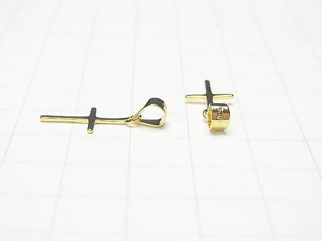 Silver925  Cross  Pendant 18x9mm [Rhodium Plated ][18KGP] 1pc