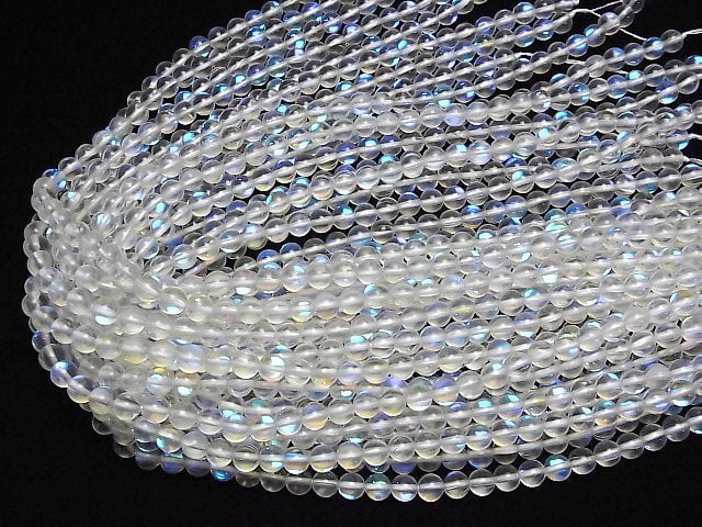 [Video] Luna Flash Round 6mm 1strand beads (aprx.15inch/36cm)