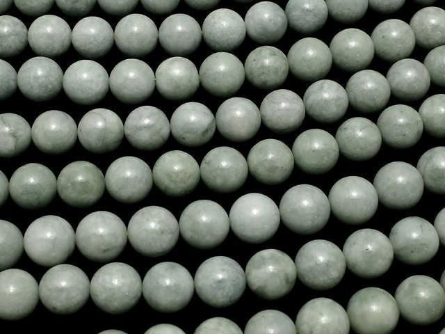 [Video] Burmese Jadeite AA+ Round 14mm 1/4 or 1strand beads (approx. 15 inches/37 cm)