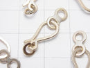 14KGF Jump Ring with Hook & Connector (1 pair)
