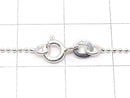 Silver925 Cut Ball Chain 1.0mm Pure Silver Finish [40cm][45cm][50cm][60cm][75cm] Necklace 1pc