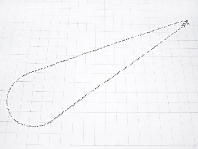 Silver925 Cut Ball Chain 1.2mm Pure Silver Finish [40cm][45cm][50cm] Necklace 1pc