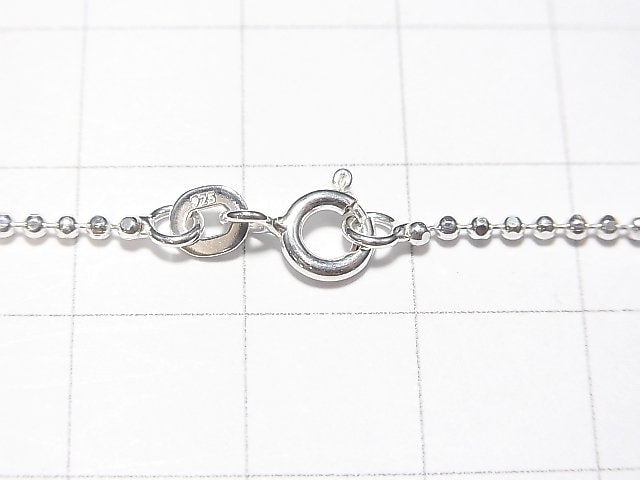 Silver925 Cut Ball Chain 1.5mm Pure Silver Finish [40cm][45cm][50cm] Necklace 1pc