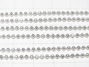Silver925 Cut Ball Chain 1.8mm Pure Silver Finish [38cm][40cm][45cm][50cm][60cm] Necklace 1pc