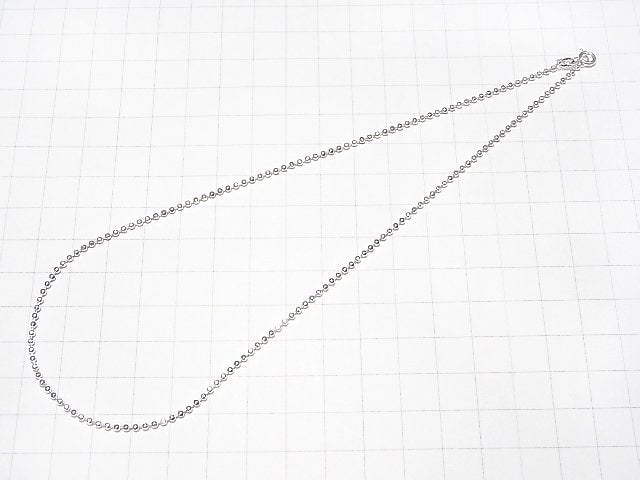 Silver925 Cut Ball Chain 1.8mm Pure Silver Finish [38cm][40cm][45cm][60cm] Necklace 1pc