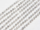 Silver925 Cut Ball Chain 2mm Pure Silver Finish [40cm][45cm][50cm] Necklace 1pc