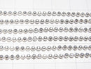 Silver925 Cut Ball Chain 2mm Pure Silver Finish [40cm][45cm][50cm] Necklace 1pc