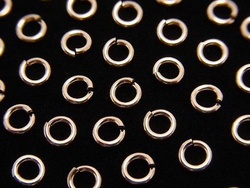 有現貨！14KGF 玫瑰金填充 0.8mm 圓圈接環 5個