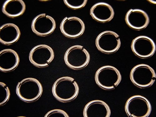 14KGF Pink Gold Filled Jump Ring 1.0mm(18GA)x6mm 5pcs