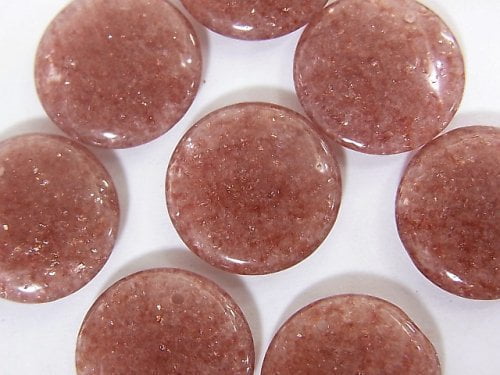 Coin, Moscovite Gemstone Beads