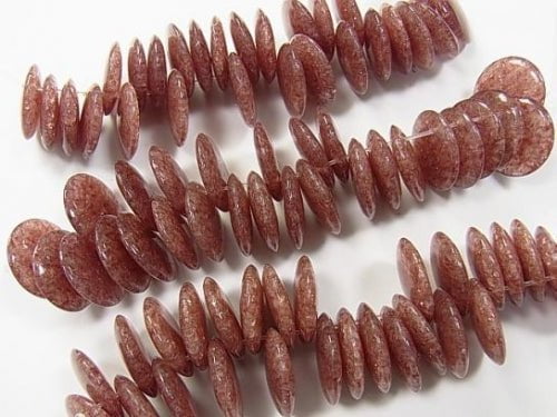 1strand $13.99! Moscovite  Coin [10mm][15mm] 1strand beads (aprx.3inch/8cm)