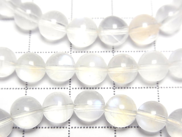 [Video] Sri Lanka Royal Blue Moonstone AAA Round 7mm 1strand (Bracelet)