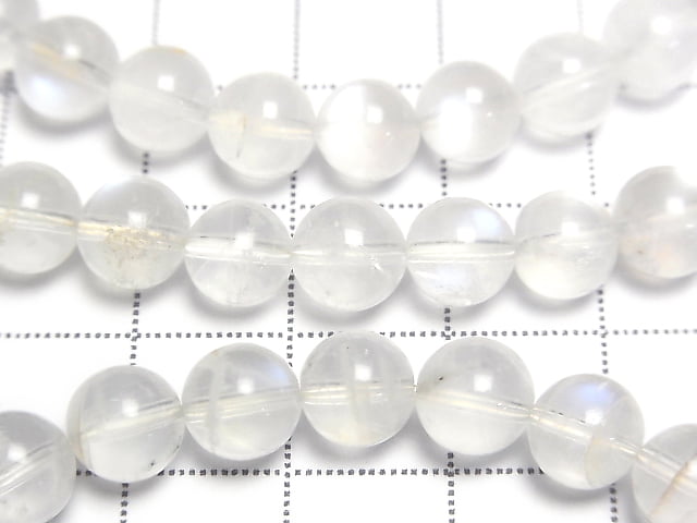 [Video] Sri Lankan Royal Blue Moonstone AAA Round 7mm Bracelet