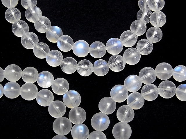 [Video] Sri Lankan Royal Blue Moonstone AAA Round 7mm Bracelet