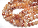 [Video] Carnelian ,Sardonyx AAA- Round 14mm half or 1strand beads (aprx.15inch/36cm)