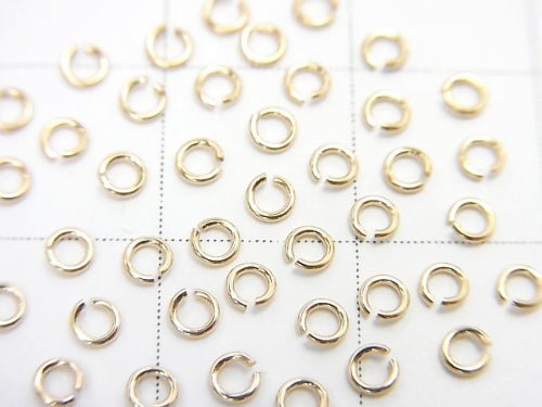 [K10 Yellow Gold]Jump Ring 0.5x2.3mm 1pc