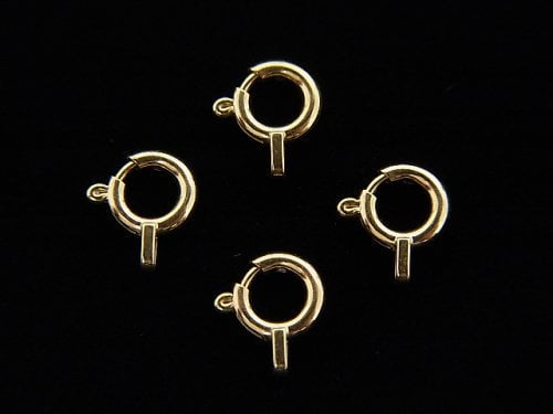 [K10 Yellow Gold]Spring Ring 5mm 1pc