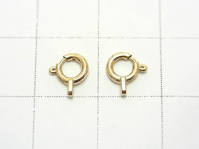 [Video][K10 Yellow Gold]Spring Ring 5mm 1pc