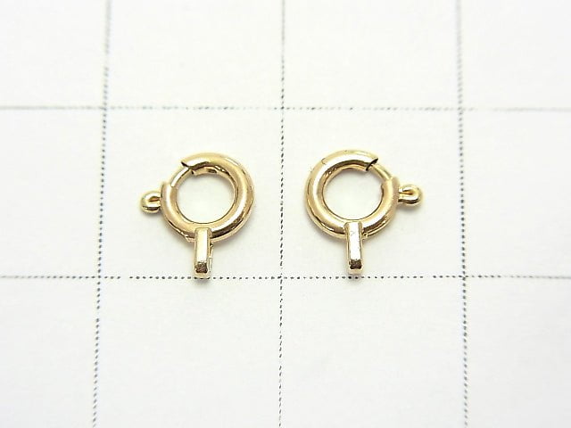 [K10 Yellow Gold]Spring Ring 5mm 1pc