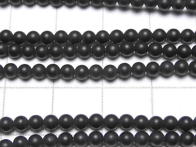[Video] Frost Onyx Round 3mm 1strand beads (aprx.15inch/36cm)
