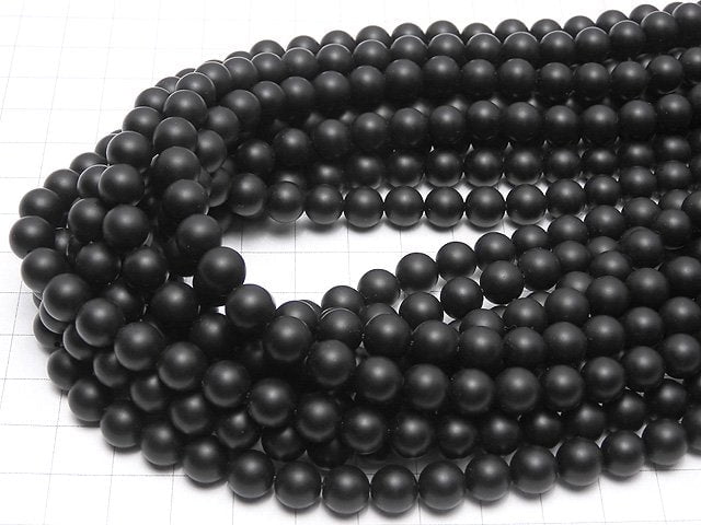 Frost Onyx Round 8mm 1strand beads (aprx.15inch / 37cm)