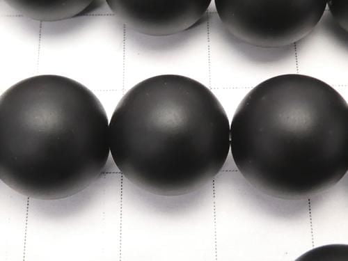 [Video] Sale! Frost Onyx Round 12mm 1-strand beads (approx. 15 inches/36 cm)