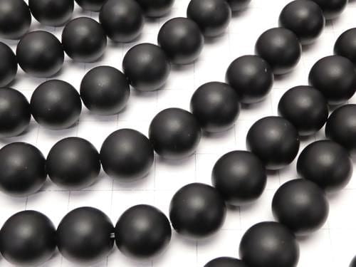 [Video] Sale! Frost Onyx Round 12mm 1-strand beads (approx. 15 inches/36 cm)