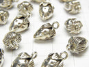 Karen Silver Strawberry Charm 16x10x9mm 1pc