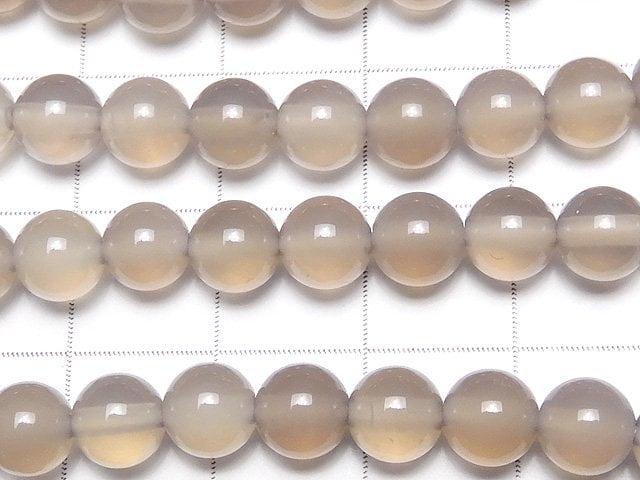 1strand $5.79! Gray Onyx AAA Round 6mm 1strand beads (aprx.15inch / 37cm)