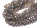 Gray Onyx AAA Round 10mm 1strand beads (aprx.15inch / 37cm)