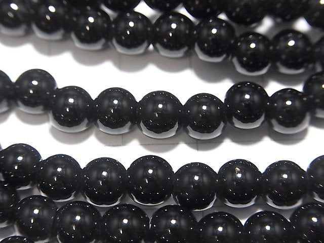 1strand $4.79! Onyx Round 6mm [1.8mm hole] 1strand beads (aprx.14inch / 34cm)