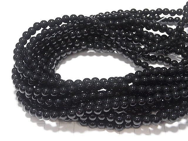 Onyx Round 6mm [2mm hole] 1strand beads (aprx.15inch/36cm)