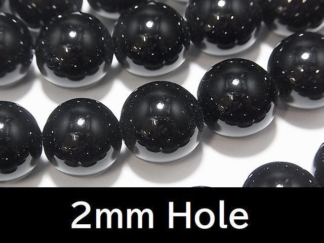 Onyx Round 14mm [2mm hole] 1strand beads (aprx.15inch/36cm)