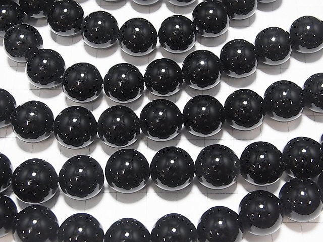 Onyx Round 14mm [2mm hole] 1strand beads (aprx.15inch/36cm)